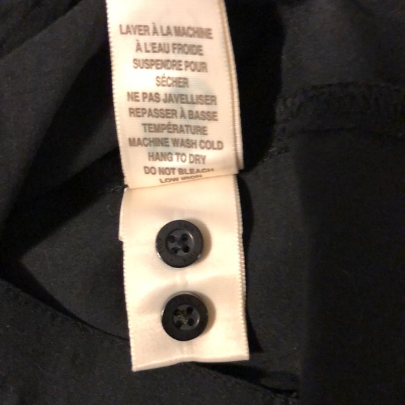 collared, button down sleeveless black shirt. - Picture 5 of 5